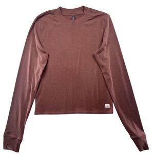 Vuori Long Sleeve Tee in Rose Brown